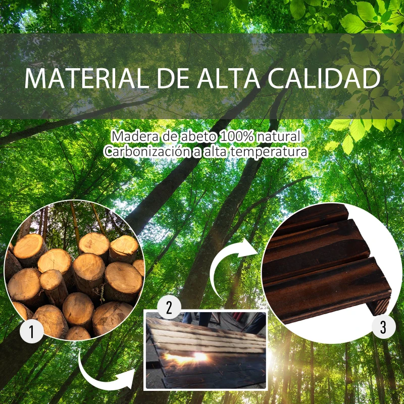 Outsunny Soporte para Plantas de 4 Niveles con Ruedas Soporte para Macetas para Interiores y Exteriores 123,5x33x80 cm Marrón