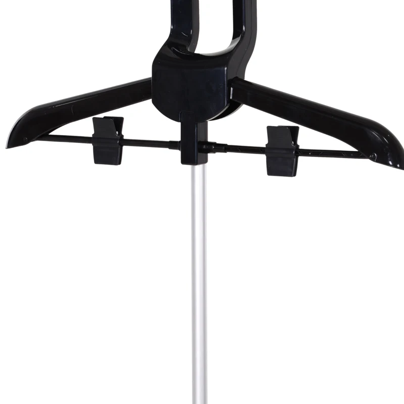 HOMCOM Stiratrice Verticale a Vapore, Stiratore Verticale 1950W da 1.4L con Asta Estendibile e 2 Rotelle per Abiti, Tende e Divani, in ABS e PP, 26x21.5x29 cm, Giallo