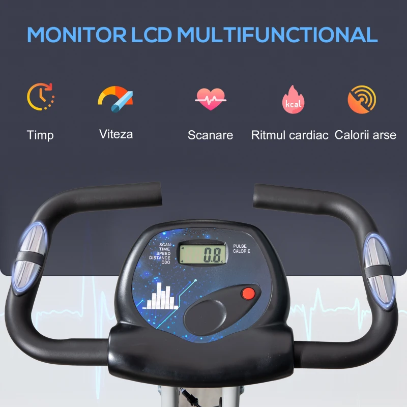 Soozier Bicicleta de Camera Pliabila – Reglabila, 8 Nivele Rezistenta(m-5)