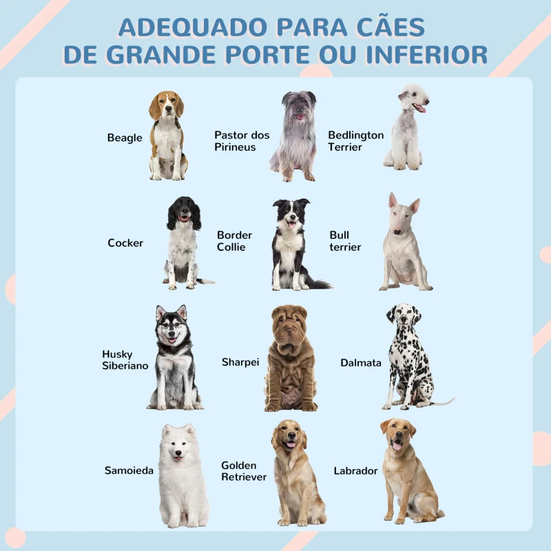PawHut Casa para Cães 84,2x98,2x82 cm Casa para Cães com Janelas e Teto com Imitação de Telhas Casota para Cães Cinza