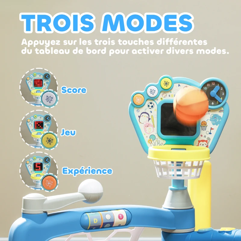 AIYAPLAY Ensemble de jeux sportives 5 en 1 pour enfants multi-activités avec football, basket-ball, golf, baseball, bowling