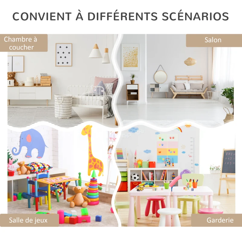 HOMCOM Bibliothèque étagère Multi-Rangement 3 étagères 2 niches Grand tiroir en bois Gris