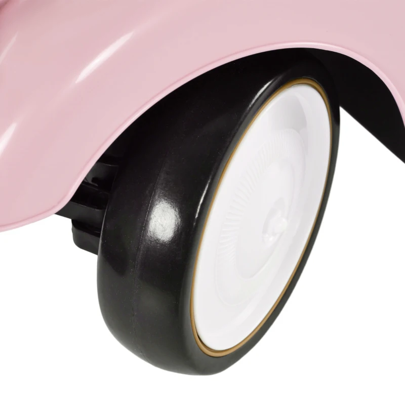 AIYAPLAY Porteur enfants voiture véhicule à pousser multi-équipée 12-36 mois coffre klaxon style vintage rose(m-8)