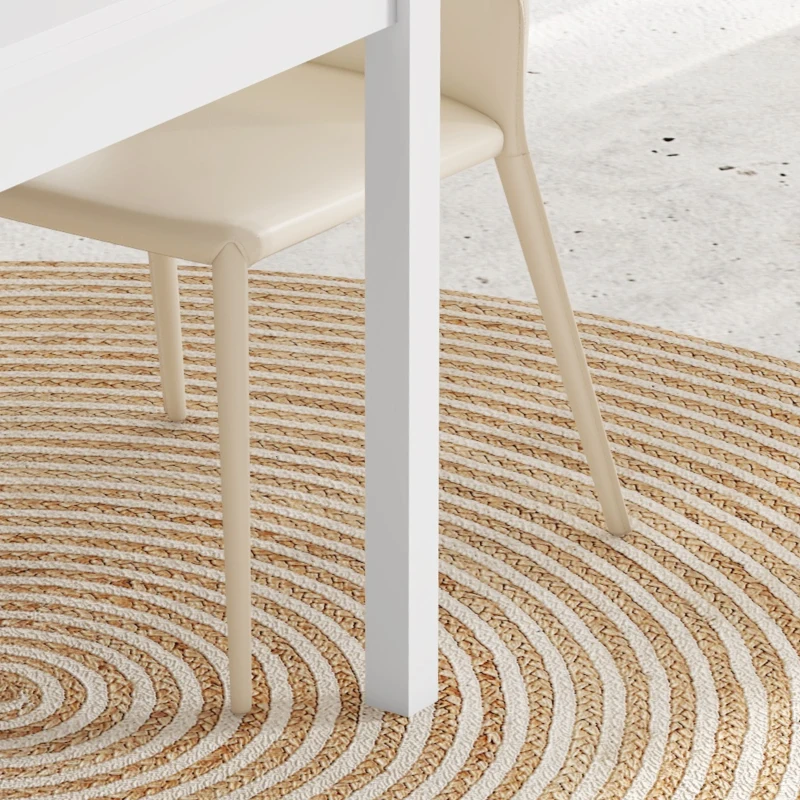 HOMCOM Esstisch Küchentisch Klapptisch, ausziehbar, modernes Design, 120 cm x 80 cm x 75 cm, Natur