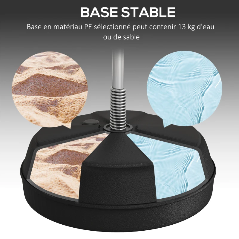 HOMCOM Sac de Frappe sur Pied Punching ball sur pied réglable en hauteur 126-144 cm avec gants, pompe et base de lestage