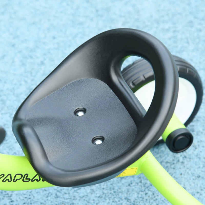 AIYAPLAY Tricycle enfants avec sonnette et panier selle réglable avec dossier - pour enfant de 2 à 5 ans vert