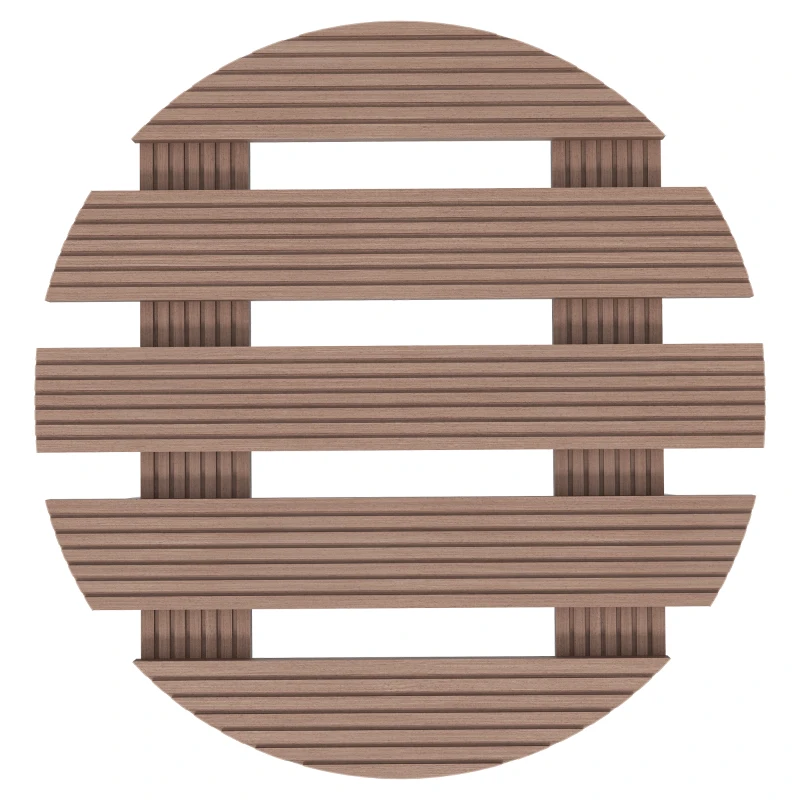 Outsunny Set mit 4 runden Pflanzenrollständern Ø30 cm - Pflanzenständer auf Rollen, für Innen- und Außenbereich