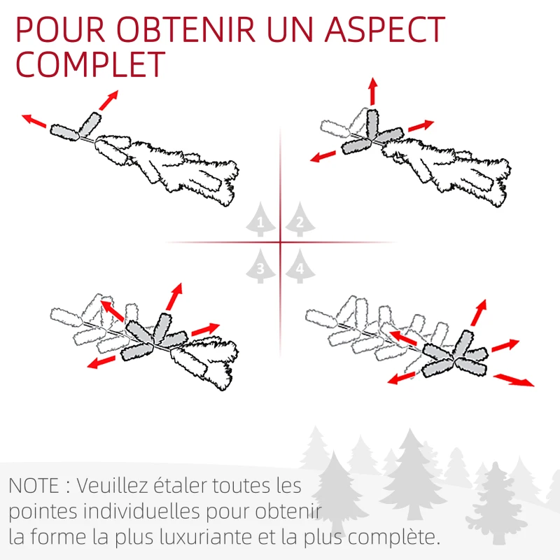 HOMCOM Couronne de Noël porte artificielle 60 CM avec pommes de pin et grappes de baies, lumières LED et minuterie vert