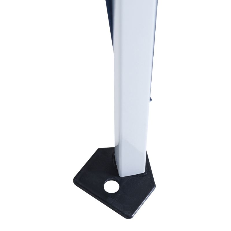 Outsunny Pavilion Gartenpavillon Pop-up Faltbar 3 x 3 m Stahl Polyester wasserdicht UV-beständig mit Tragetasche Blau