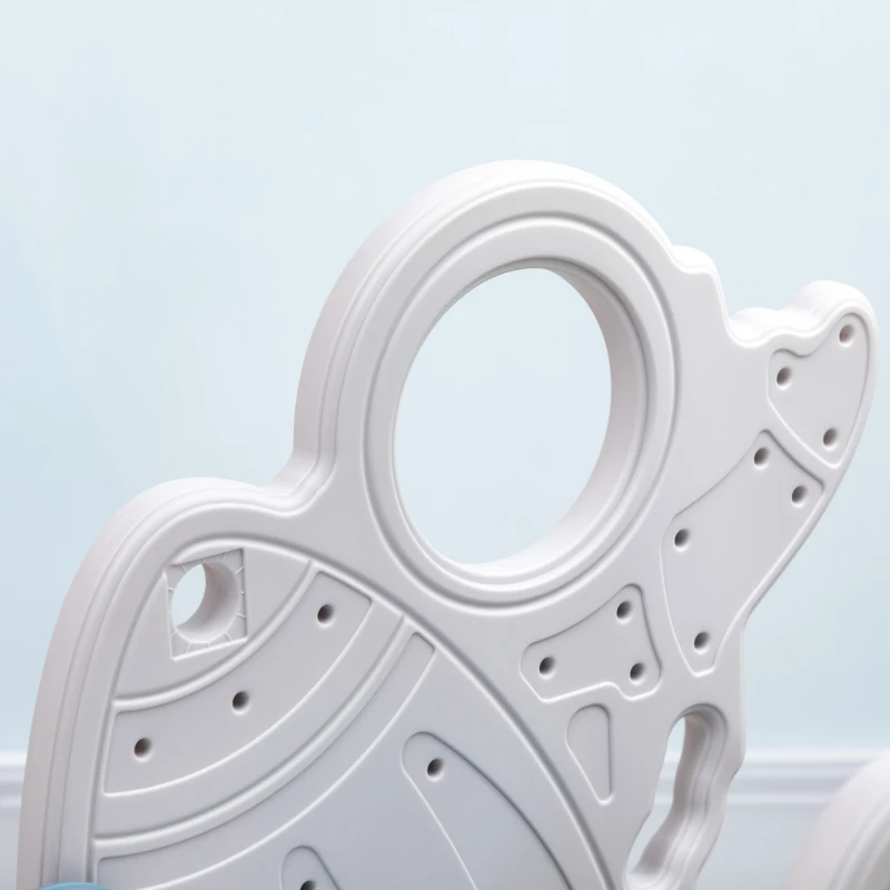 AIYAPLAY Toboggan pour enfants toboggan intérieur pour enfant, de 18 à 36 mois, jusqu'à 30 kg, 157L x 46,5l x 80H cm, bleu