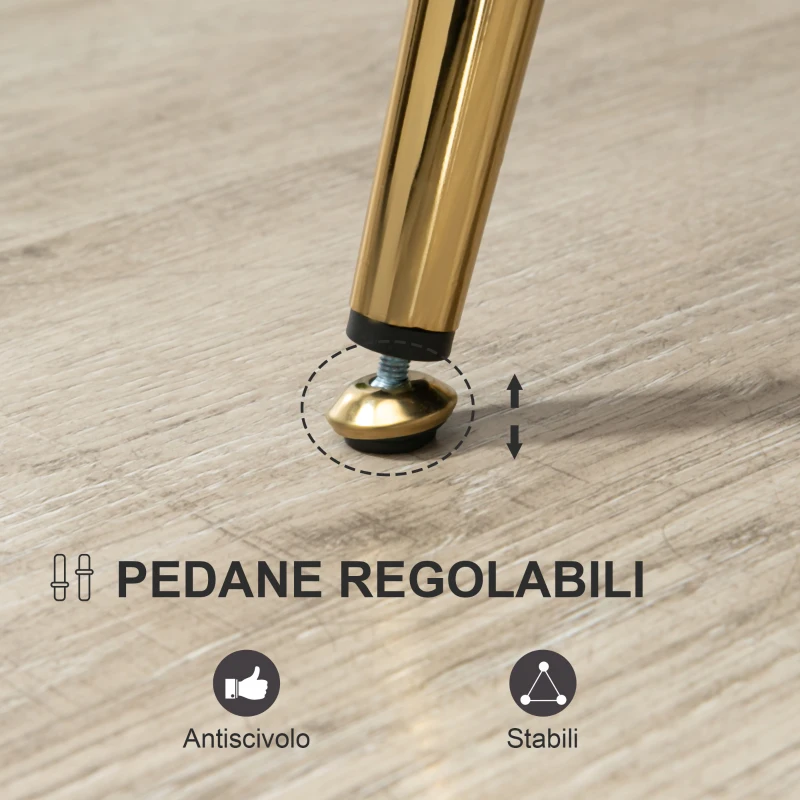 HOMCOM Poltrona a Conchiglia, Poltroncina Vintage, Poltroncina da Camera e Salotto, Design Elegante, con Schienale Alto, 76x67x74cm, Grigio