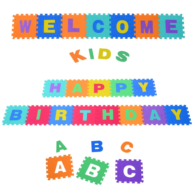 Tapis de sol puzzle mousse 26 pièces alphabet