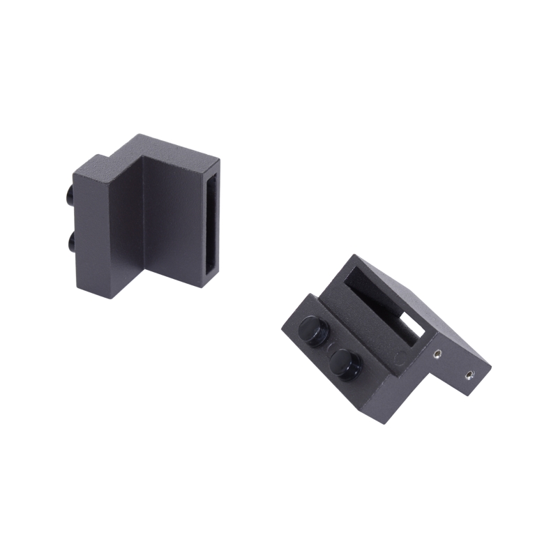 HOMCOM Gleitschienen-Bausatz für Schiebetüren, Metall, 2 m, max. 100 kg Belastbarkeit, Braun