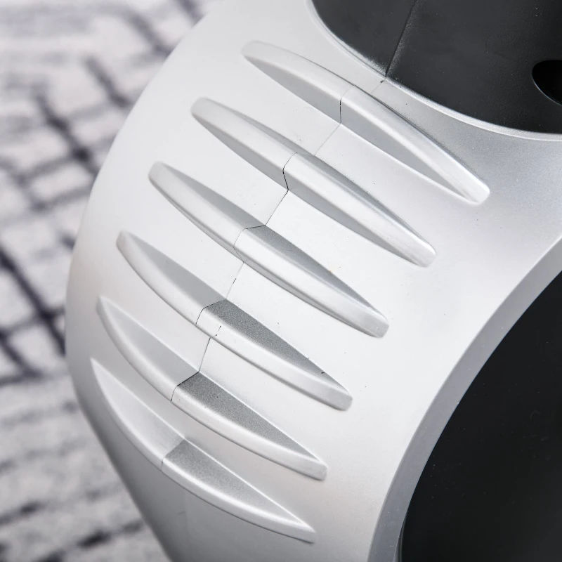 HOMCOM Ellittica da Casa Magnetica con Schermo LCD, 8 Livelli di Resistenza e Sedile Regolabile, 103x62x151cm Nero