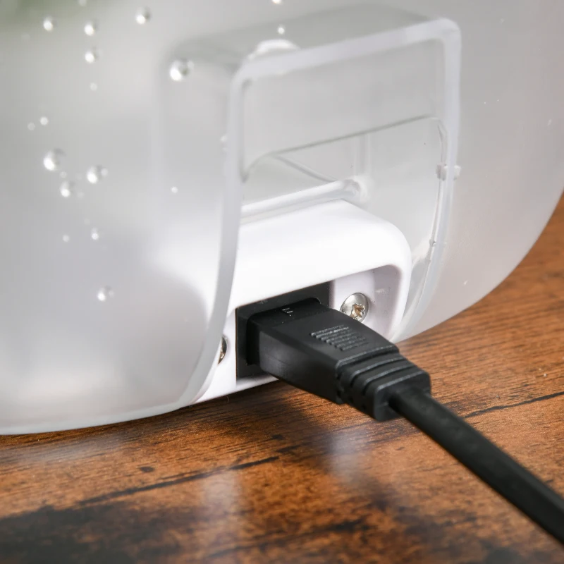 HOMCOM 220mL/Day 450ml Portable Small Dehumidifier Air Dryer Cleaner Bedroom Desk Office Silent Machine w/ Auto Shut Off Home Electric Green