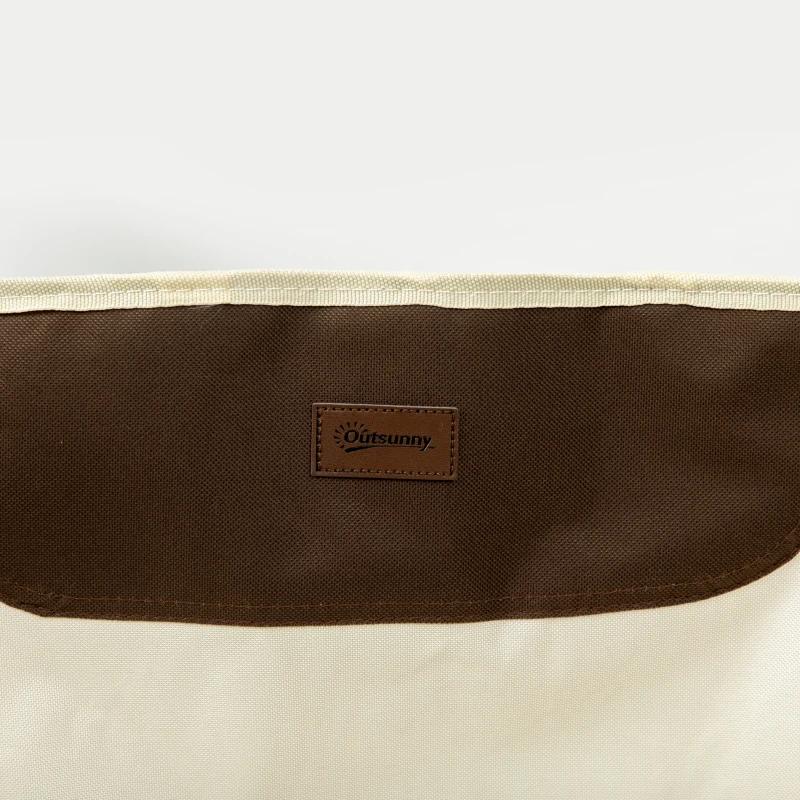 Outsunny Sedia da Campeggio Pieghevole in Tessuto Oxford con Tasca Laterale e Borsa da Trasporto, 61x54x66 cm