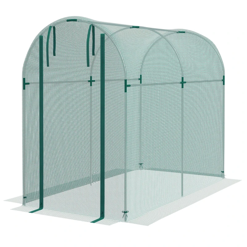 Outsunny 240 x 120cm Mini Polytunnel Greenhouse
