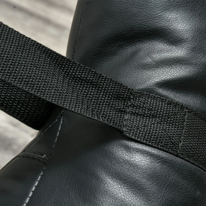 HOMCOM Sacca Bulgara da 20kg per Allenamento Fitness in Casa, Ufficio e Palestra, 72x50x18 cm, Nero