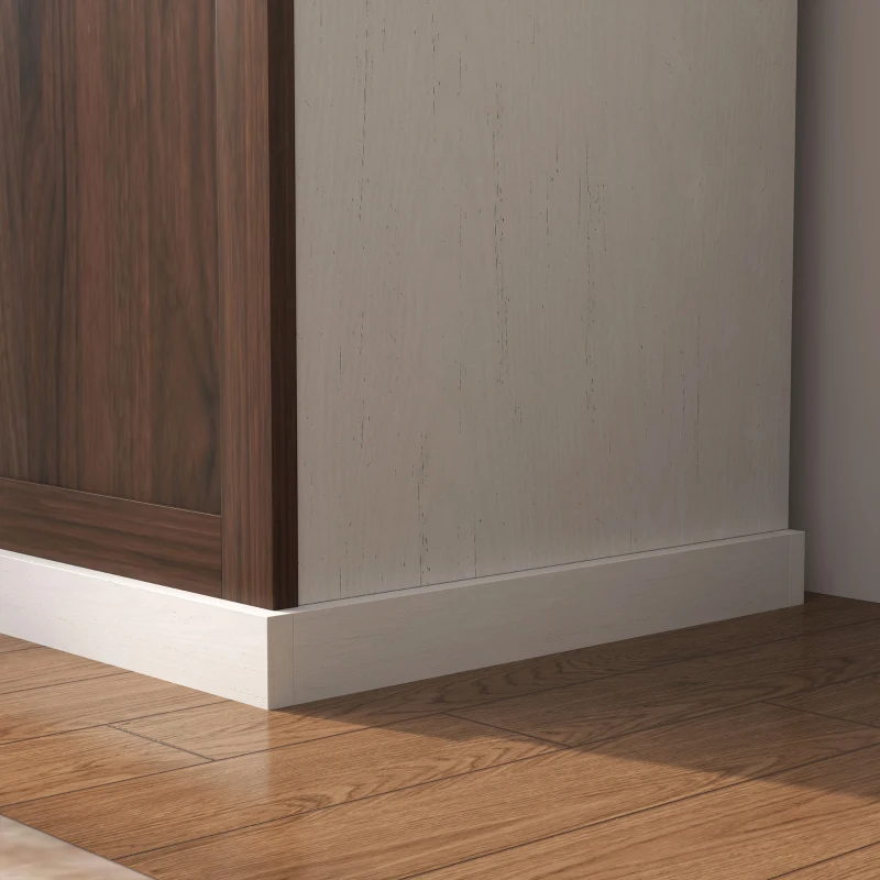 HOMCOM Mobile Appendiabiti 3 in 1 con 4 Ganci e Panca Contenitore, in Legno, 71.5x39.5x170 cm, Bianco