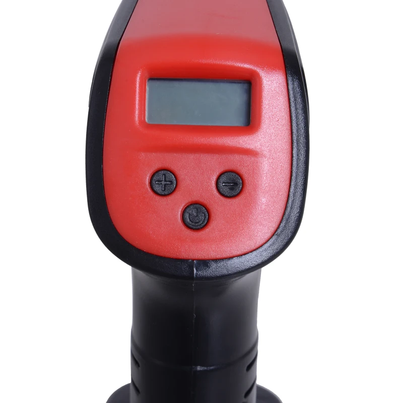 Homcom Compresseur d'Air Électrique sans Fil 12 V Noir 24 x 16 x 8 cm