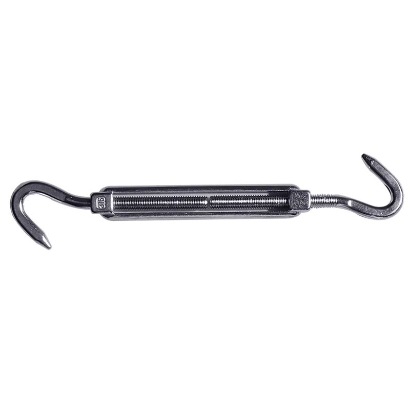 Outsunny Toldos Accesorios para Toldo Vela Cuerda Gancho Conjunto Fijacion de Acero Inoxidable