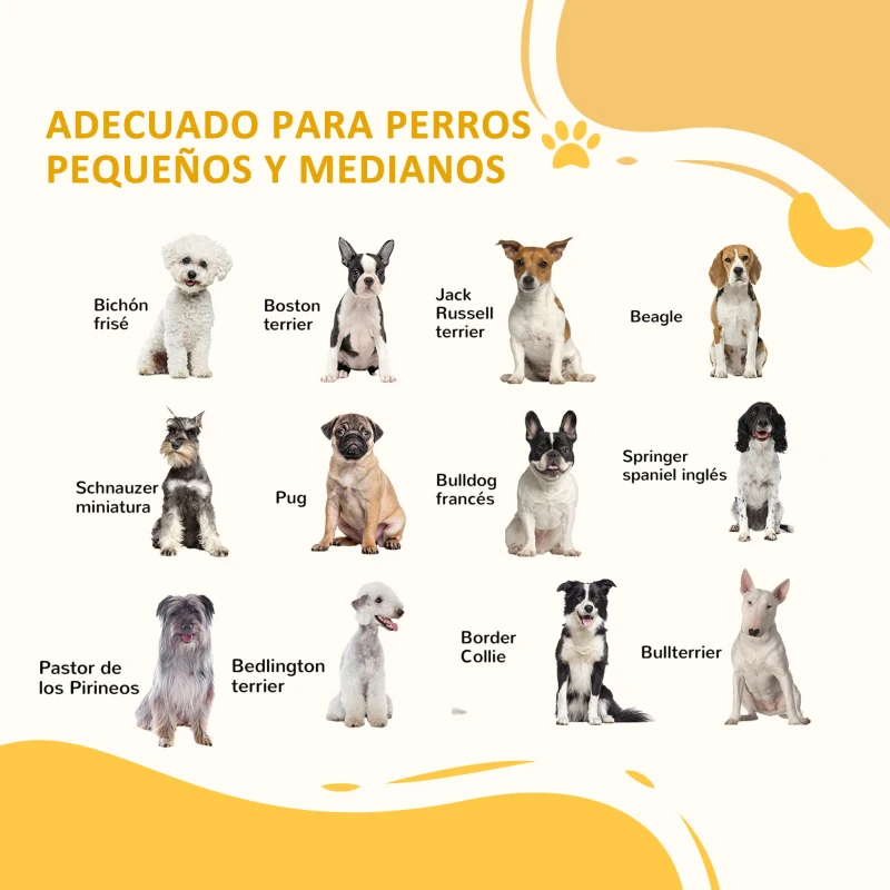 PawHut Valla para Mascotas Plegable de 3 Paneles con Plegado Bidireccional y Patas de Apoyo Triangulares 210x44x70 cm Natural