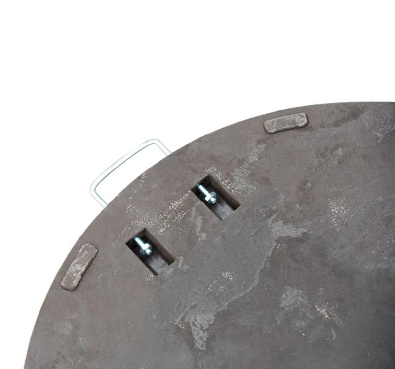 Outsunny Lot de 2 Poids de Lestage pour Parasol de Jardin 65 x 48 x 3,3 cm