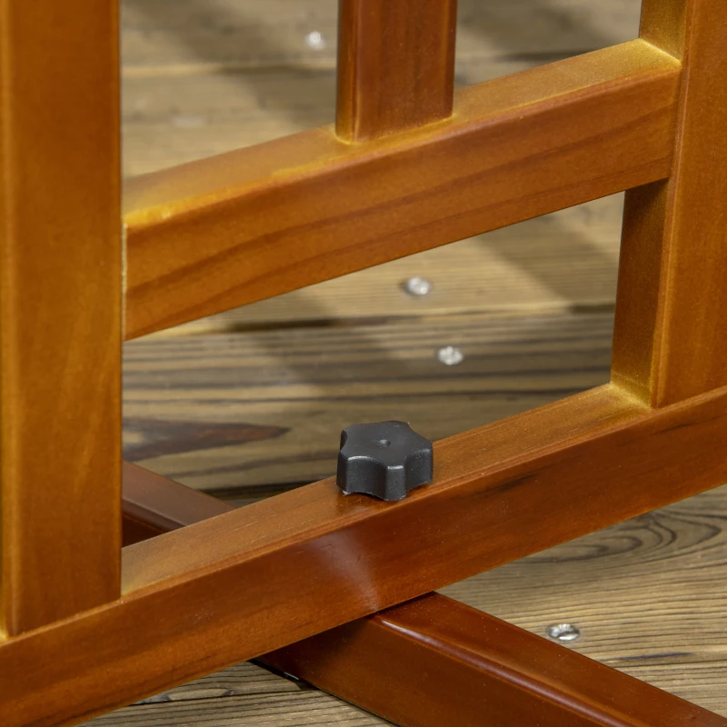 PawHut Cancellino per Cani Pieghevole a 3 Pannelli con Piedini Antiscivolo per Corridoi, Scale e Stanze, in Legno di Pino, 181x35x76 cm, Marrone Scuro