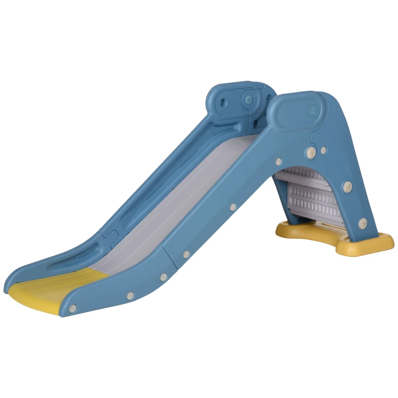 AIYAPLAY Tobogán para Niños 18-48 Meses Tobogán Infantil para Interior y Exterior 145x45x63 cm Azul y Gris