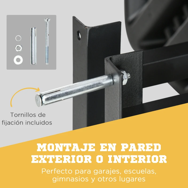 SPORTNOW Tablero de Baloncesto para Interior Exterior de Pared Aro de Baloncesto Canasta de Baloncesto 110x90x70 cm Negro