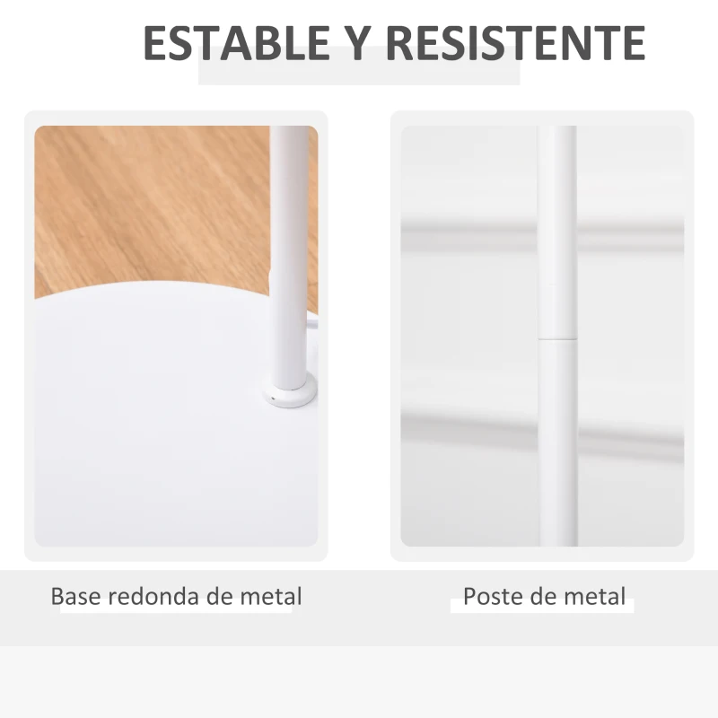 HOMCOM Lámpara de Pie Lámpara de Lectura Moderna con Pantalla de Lino Plisada Interruptor de Pedal para Dormitorio Sala de Estar Ø25x165 cm Blanco y Crema