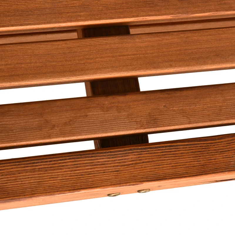 Outsunny Hollywoodschaukel Gartenschaukel, inkl. Sonnendach, wetterbeständig, 235 cm x 128 cm x 180 cm, Grün + Natur