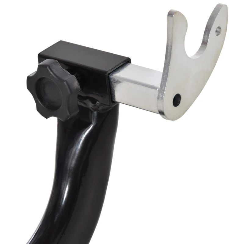 DURHAND Cavalletto Alzamoto Posteriore Universale e Regolabile Cavalletto Spostamoto per Moto Sportive Fino 200kg Nero