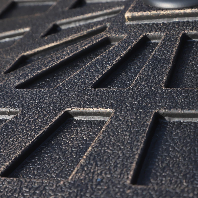 Outsunny Pied de Parasol Base de lestage carrée 47L x 47l x 32H cm résine Imitation Fonte Poids Net 15 Kg Bronze