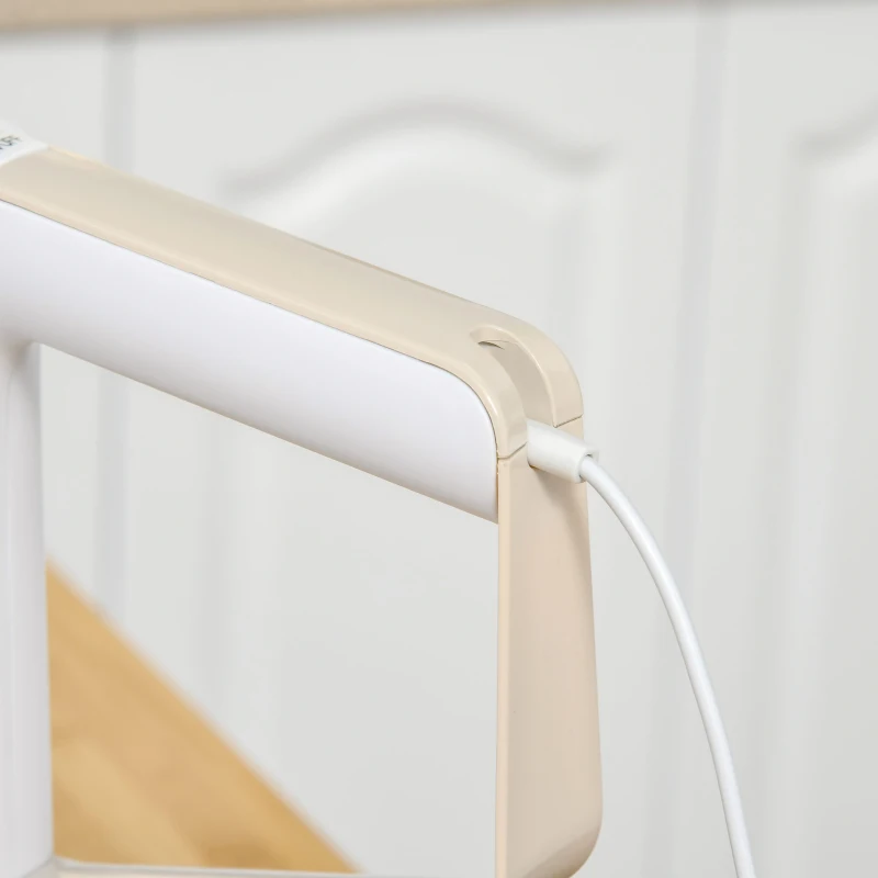 HOMCOM 5-In-1 Hand Mixer 500W Electric Whisk Five Speed w/ Stainless Steel Dough Hook Beater Blender Chopper for Kitchen Baking - White