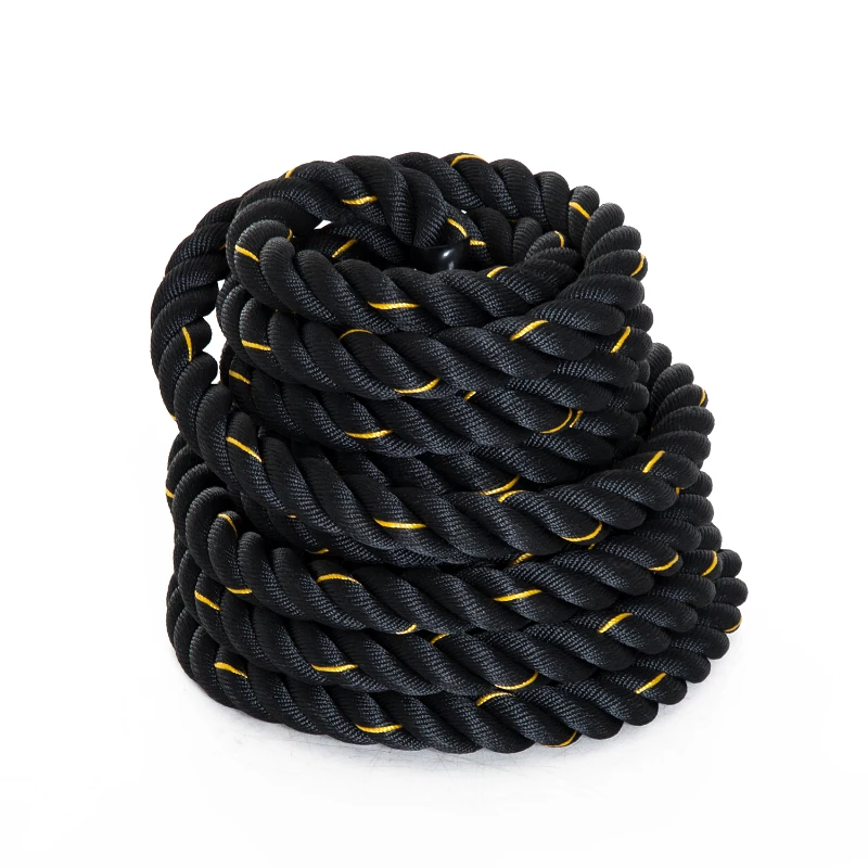 HOMCOM Battle Rope Forza Fitness Corda Fune da Allenamento (Ф38mm) Lunghezza 9m
