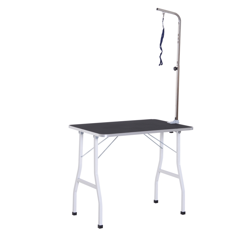 PawHut Mesa plegable aseo de perros mascotas peluqueria canina cepillado exhibicion pro