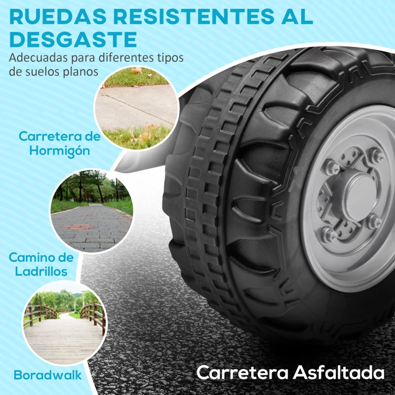 AIYAPLAY Quad Eléctrico HONDA para Niños 18-36 Meses Vehículo Eléctrico a Batería con Faros LED  Bocina 65,5x38,5x43,5cm Negro