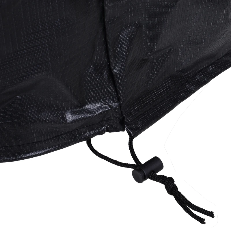 Outsunny Brasero cheminée Foyer extérieur Ø 76 x 50H cm Grille à Charbon Couvercle tisonnier métal Noir Bronze