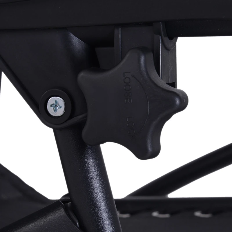 Outsunny Tumbona Plegable de Jardín Silla Gravedad Cero Sillón de Playa Relajante Texteline Marco Acero Carga 120kg 90x65x110 cm Negro