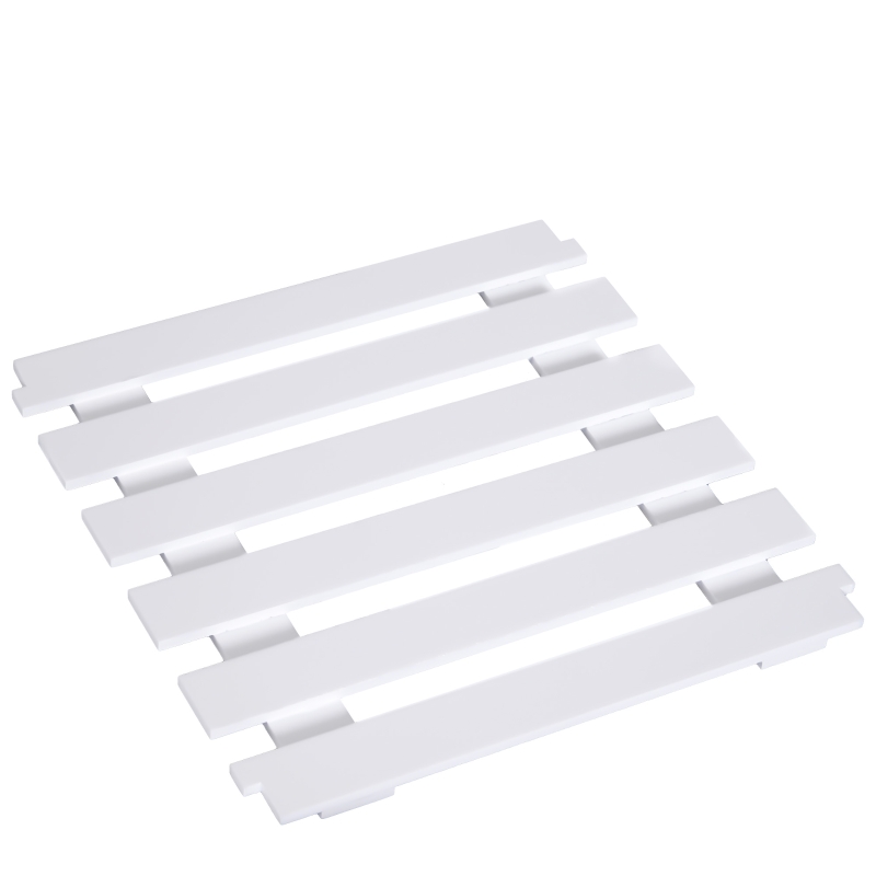 HOMCOM Chariot de service desserte de cuisine à roulettes multi-rangements 74L x 37l x 76H cm plateau bois massif pin châssis MDF blanc