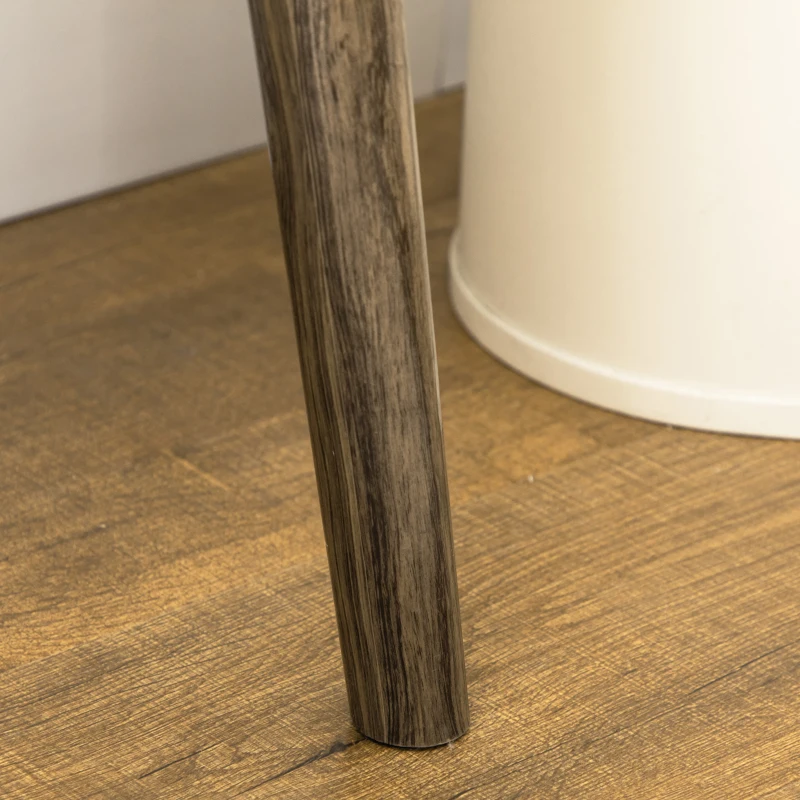 HOMCOM Tavolo Consolle da Ingresso e Soggiorno con 2 Cassetti Bianchi, Piano d'appoggio e Gambe in Legno, 100x35x75cm