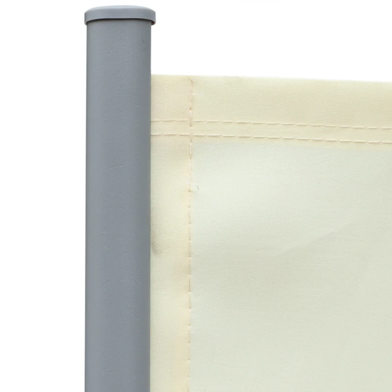 Outsunny Seitenmarkise, Sicht- und Sonnenschutz, Seitenrollo, Polyester, Creme, 6 x 1,6 m