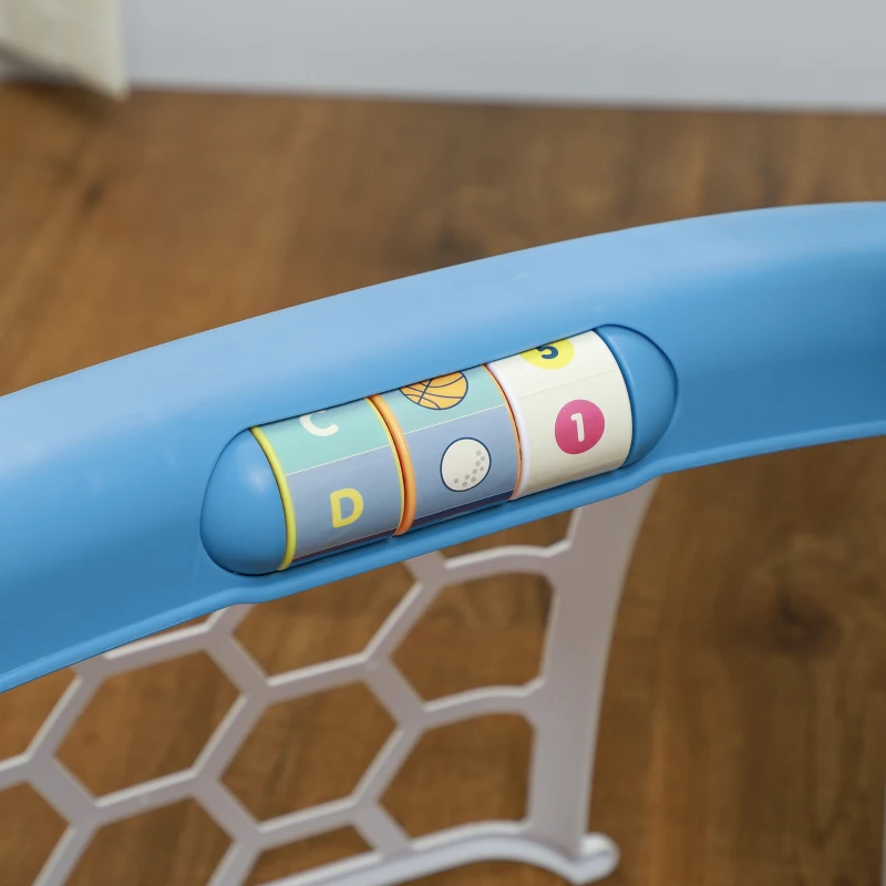 AIYAPLAY Gioco per Bambini 5 in 1 per Calcio, Basket, Golf, Baseball e Bowling, in PP e ABS, 88.6x38.7x60.4-68 cm