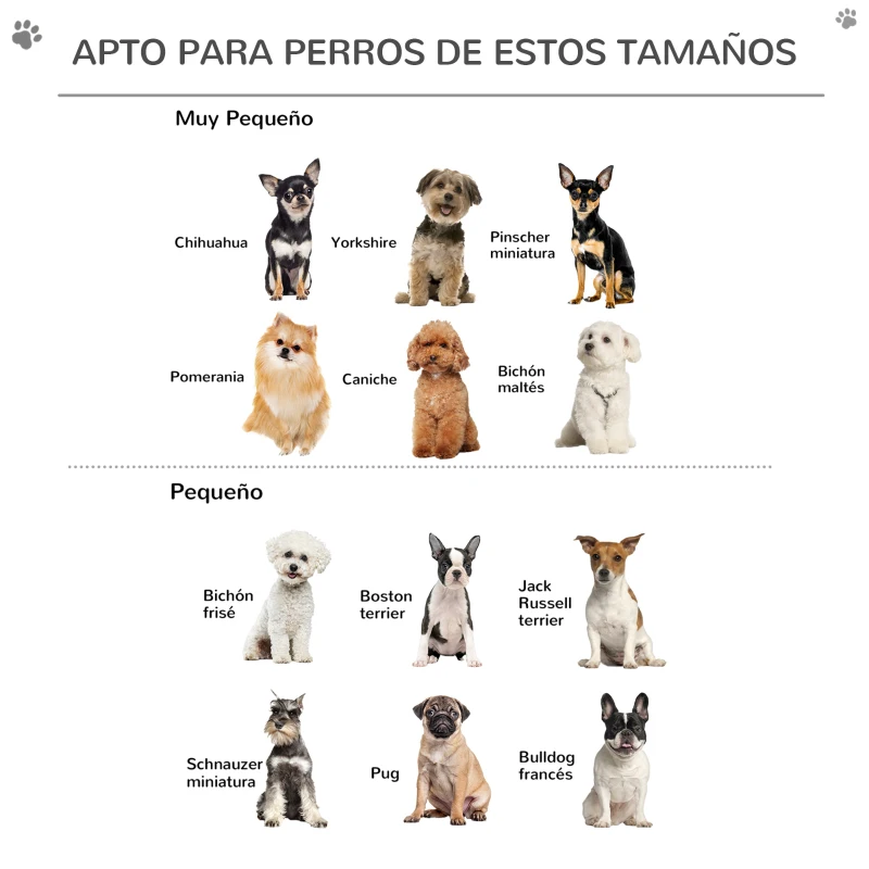 PawHut Escalera para Mascotas de 2 Peldaños 2 en 1 Cama de Perros Gatos Tapizada en PU Desenfundable y Lavable con Cremallera 45x39x20 cm Gris