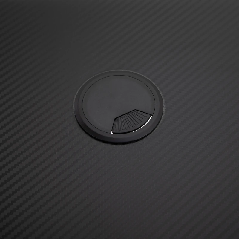 HOMCOM Scrivania da Gaming in Legno e Acciaio con Passacavi, Scrivania per Computer Portabicchieri e Gancio per Cuffie, Rosso e Nero,120x65x74.5cm