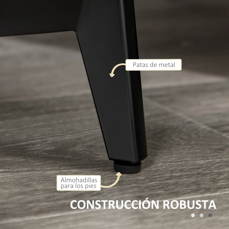 HOMCOM Banco Zapatero Tapizado Mueble Zapatero con Banco con 3 Compartimentos Abiertos y 2 Cajones de Tela 90x34x48 cm Gris