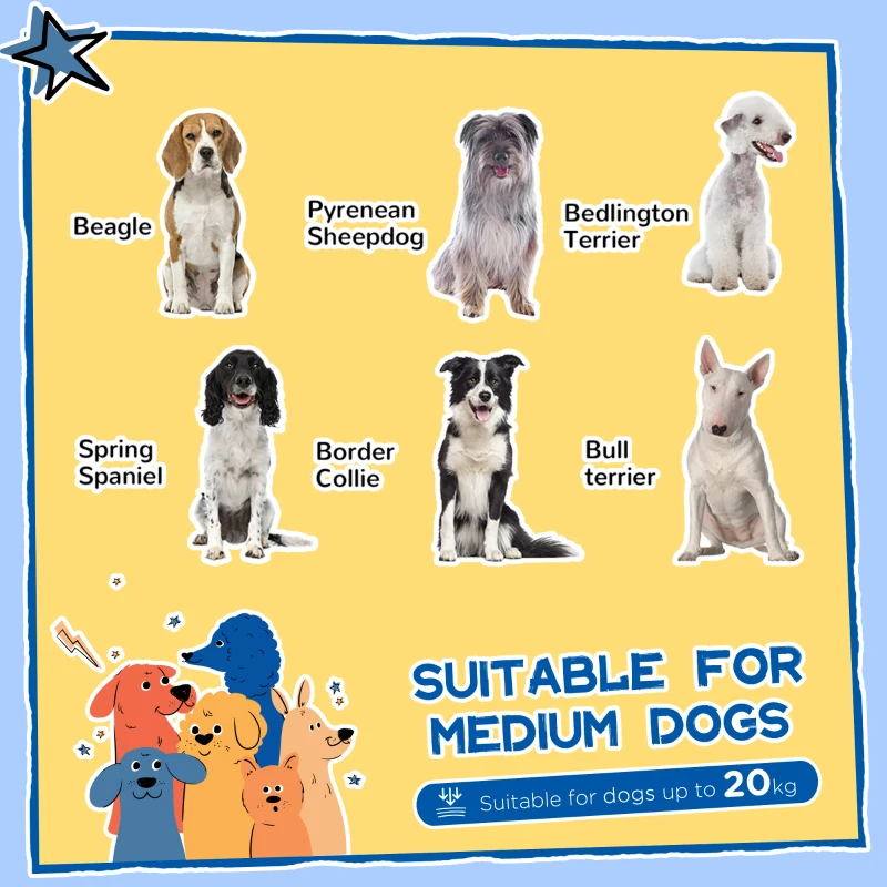 PawHut Wooden Dog Kennel with Removable Floor, Asphalt and Openable Roof, Large Window, for Large Dogs, Yellow