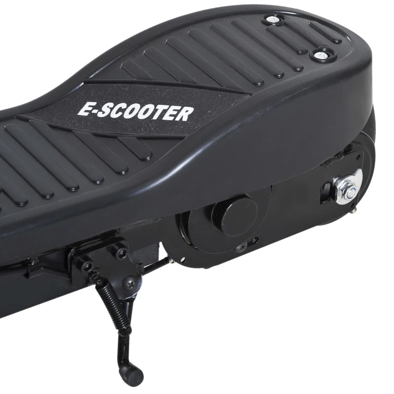 HOMCOM Monopattino Elettrico per Bambini Pieghevole da 120W, Velocità Max 12km/h e Portata 50kg, 74x36x82.5-92.5 cm, Nero