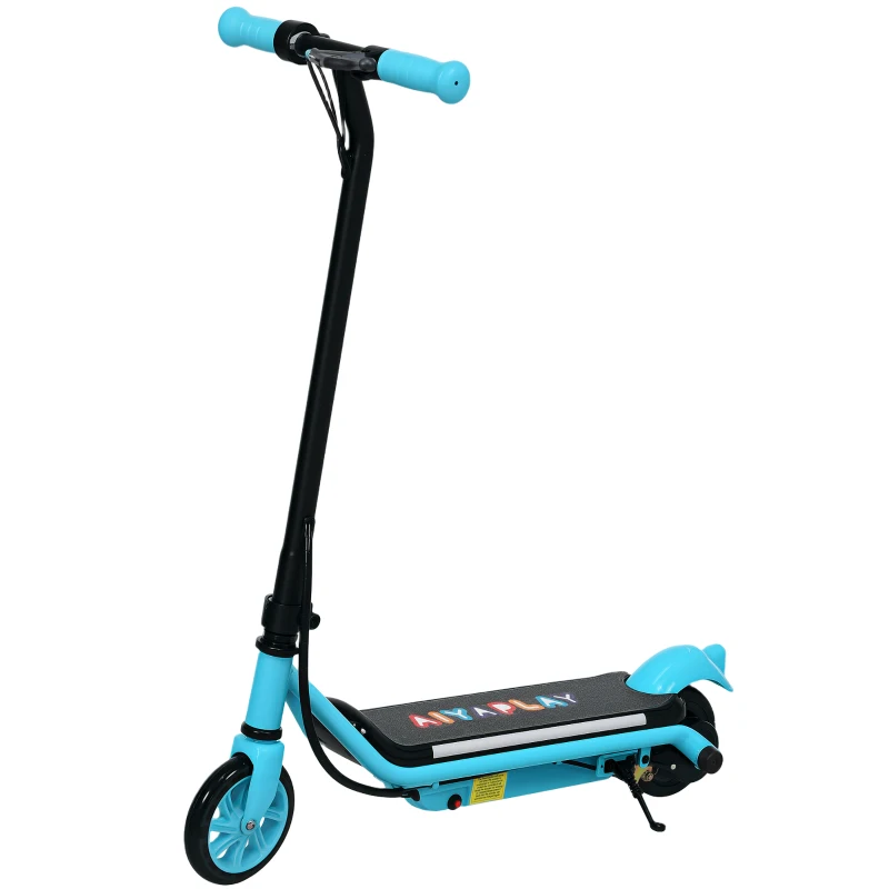 AIYAPLAY Electric Scooter for Kids Aged 6-14 Years, with Colourful Lights, Blue